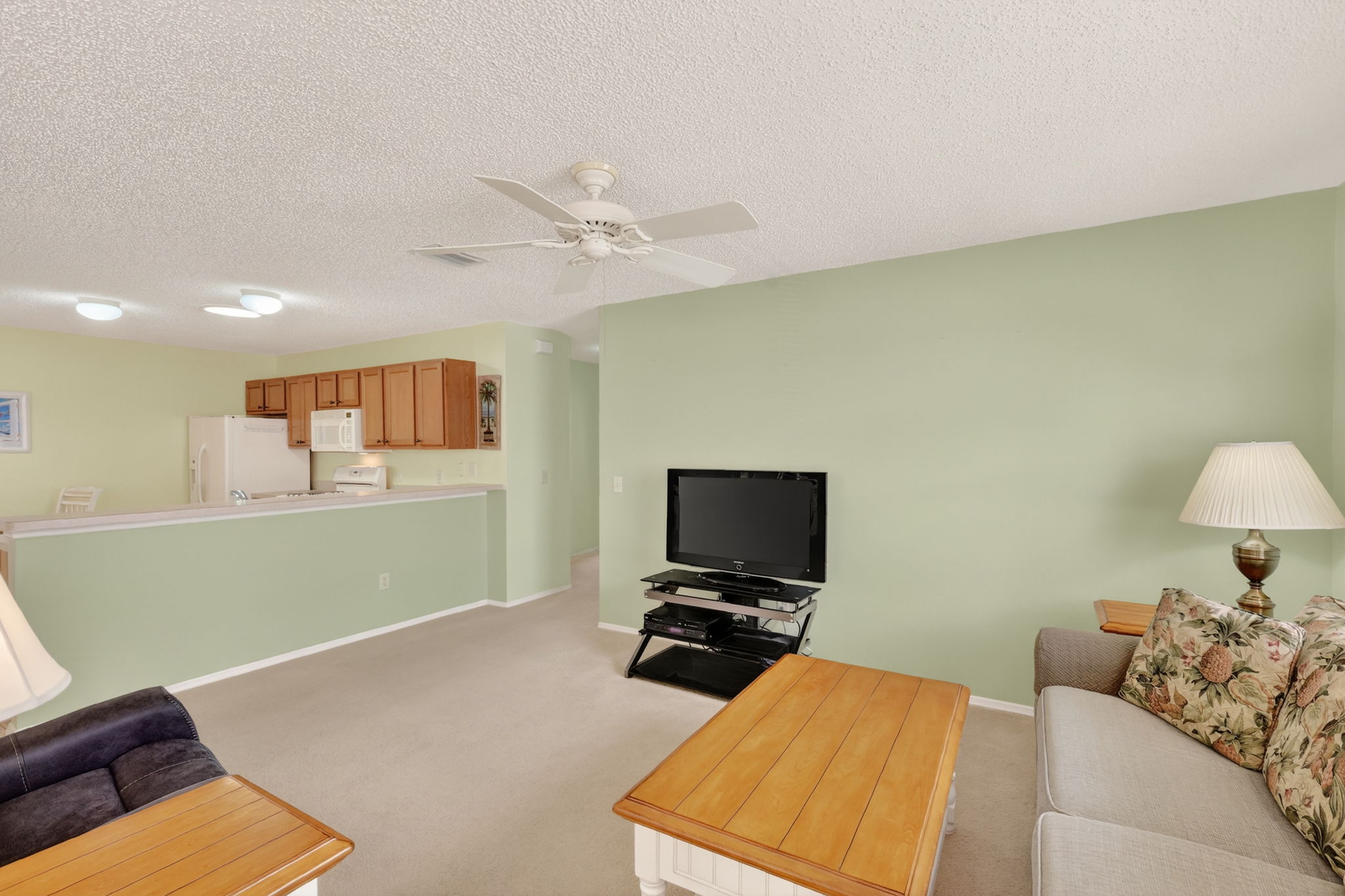 Kitchen and Living Room