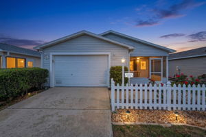 Twilight Front Elevation