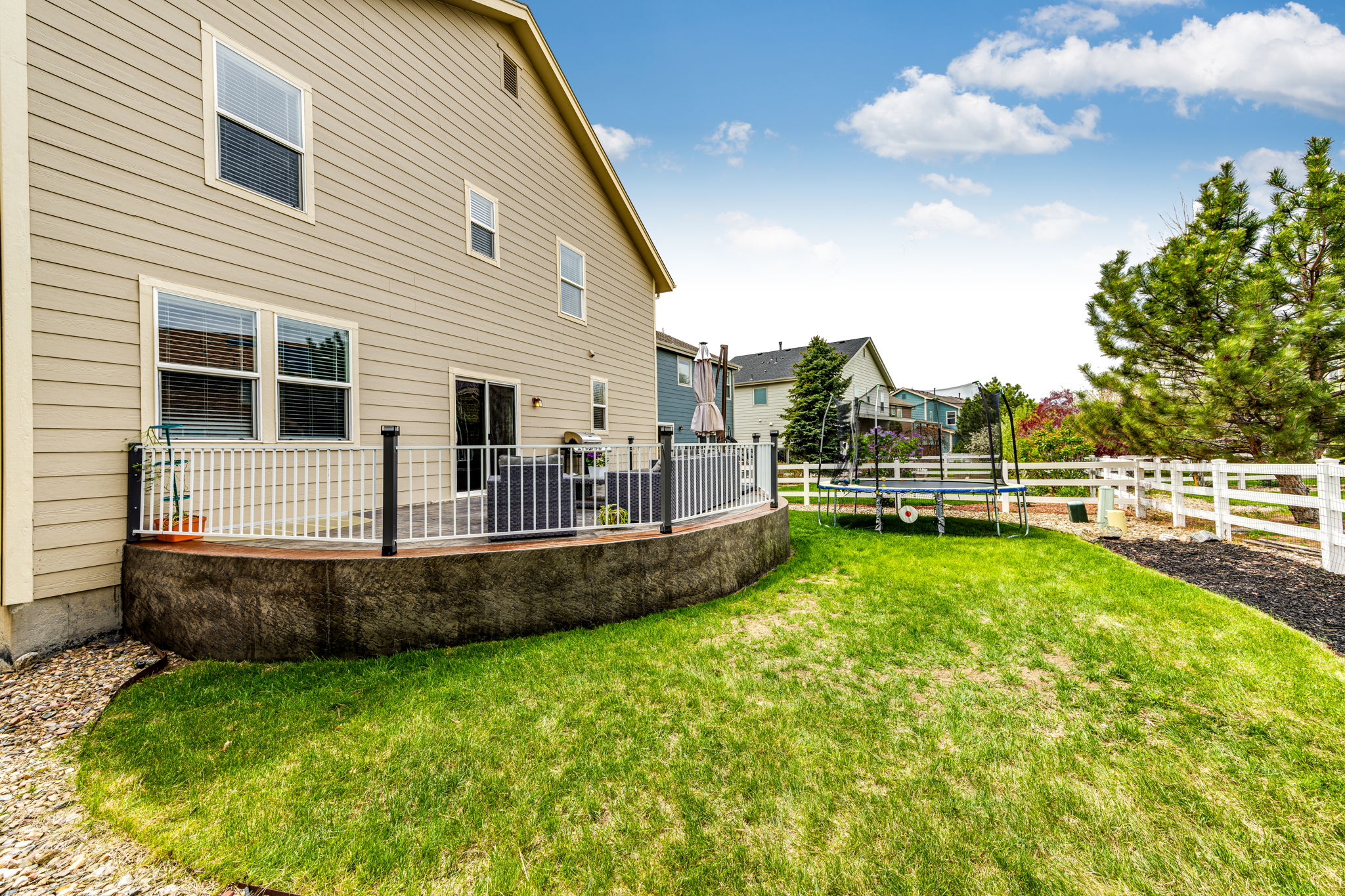 View of the back of the home