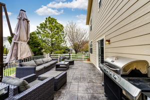 Backyard patio