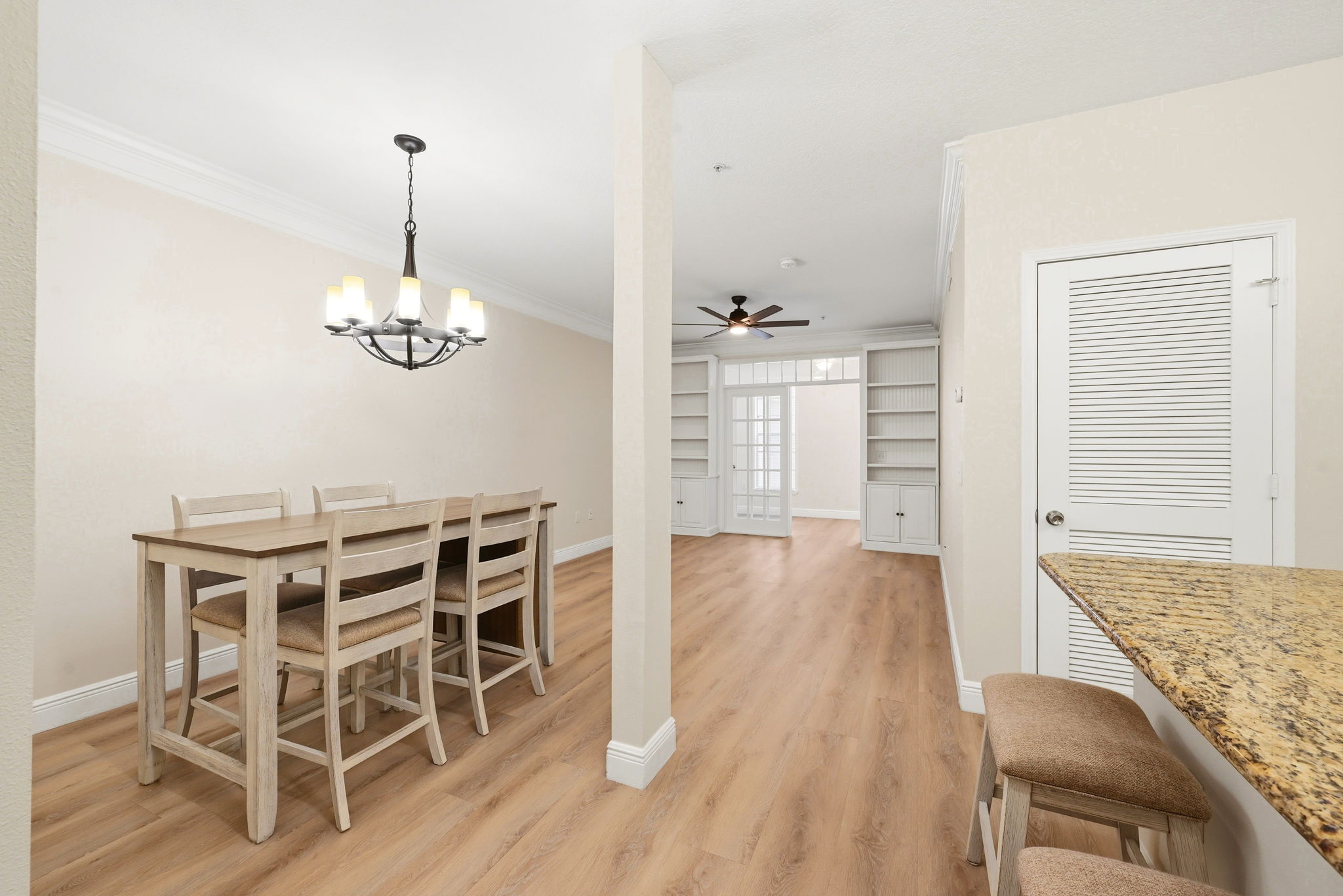 Dinette and Living Room - Open Floor Plan