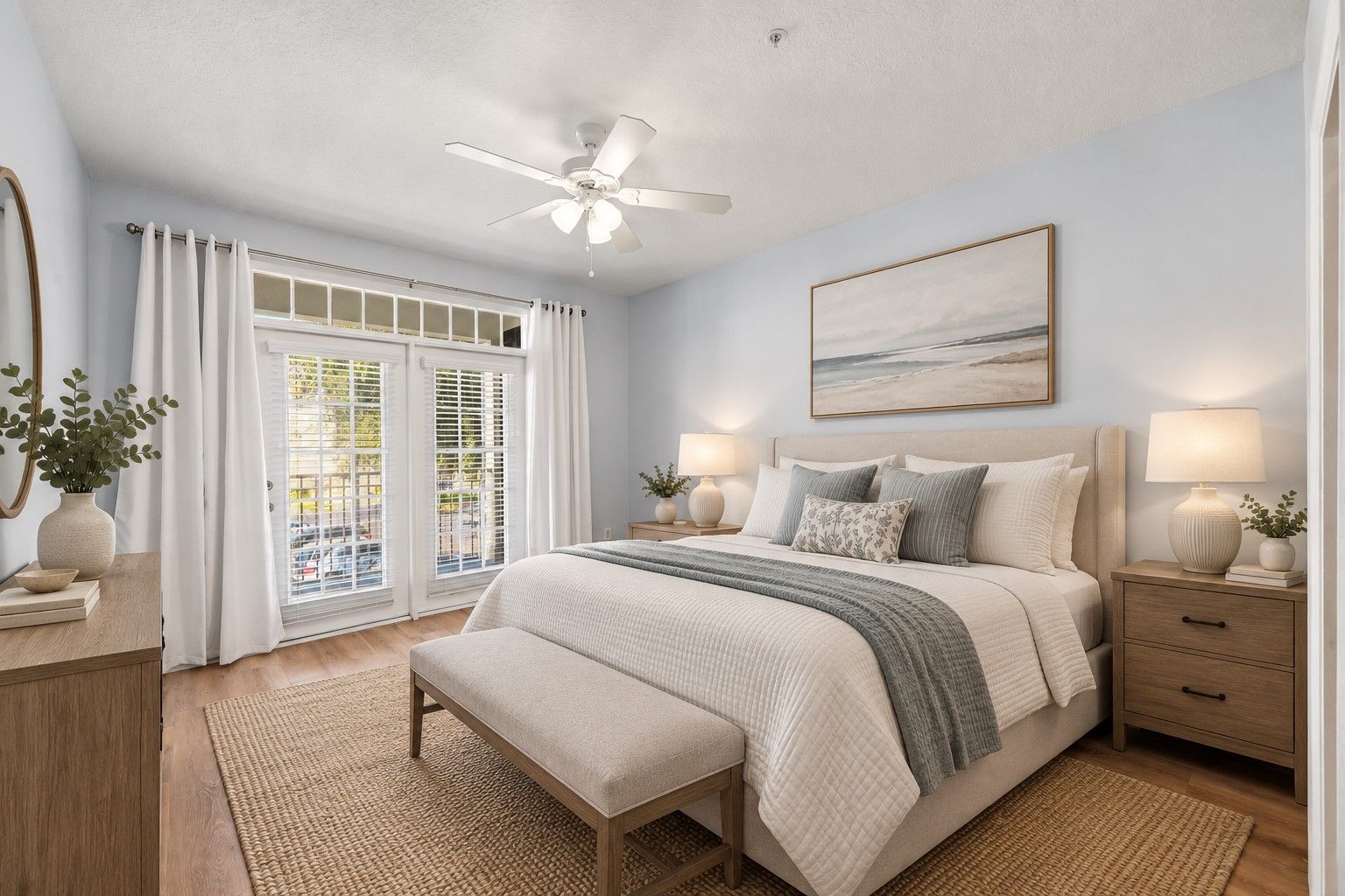 Primary-Bedroom Virtually Staged