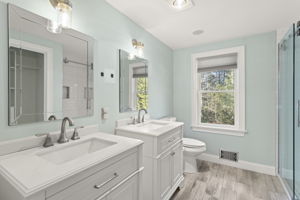 updated master bath