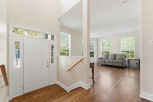 Two car garage with opener. Entry into the finished basement
