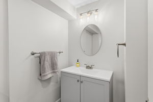 full bath in finished basement
