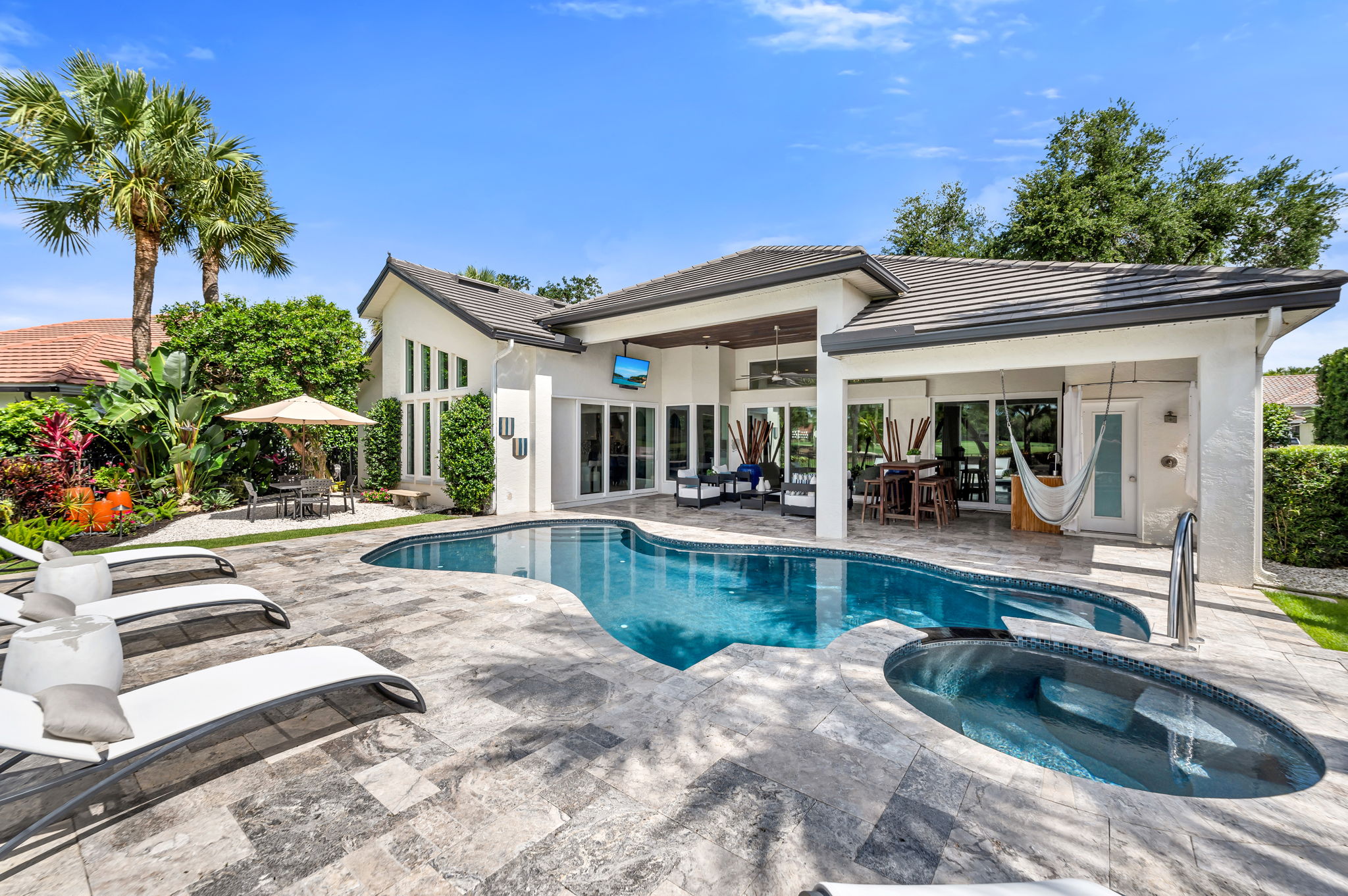 Pool - Rear Elevation