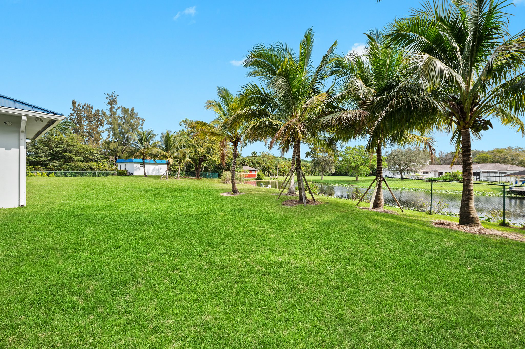 Expansive Side Yard