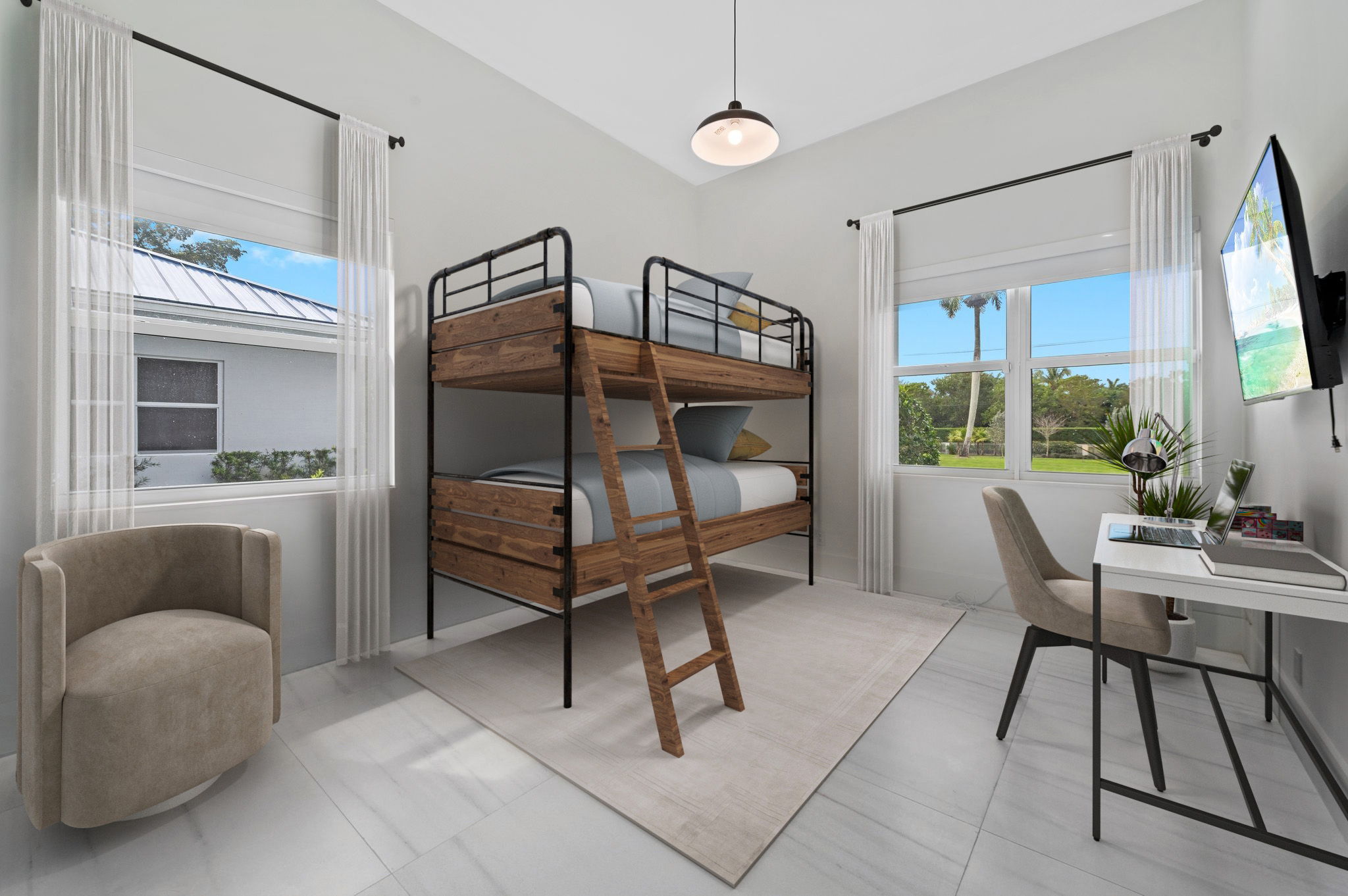Bedroom 3 - Virtually Staged