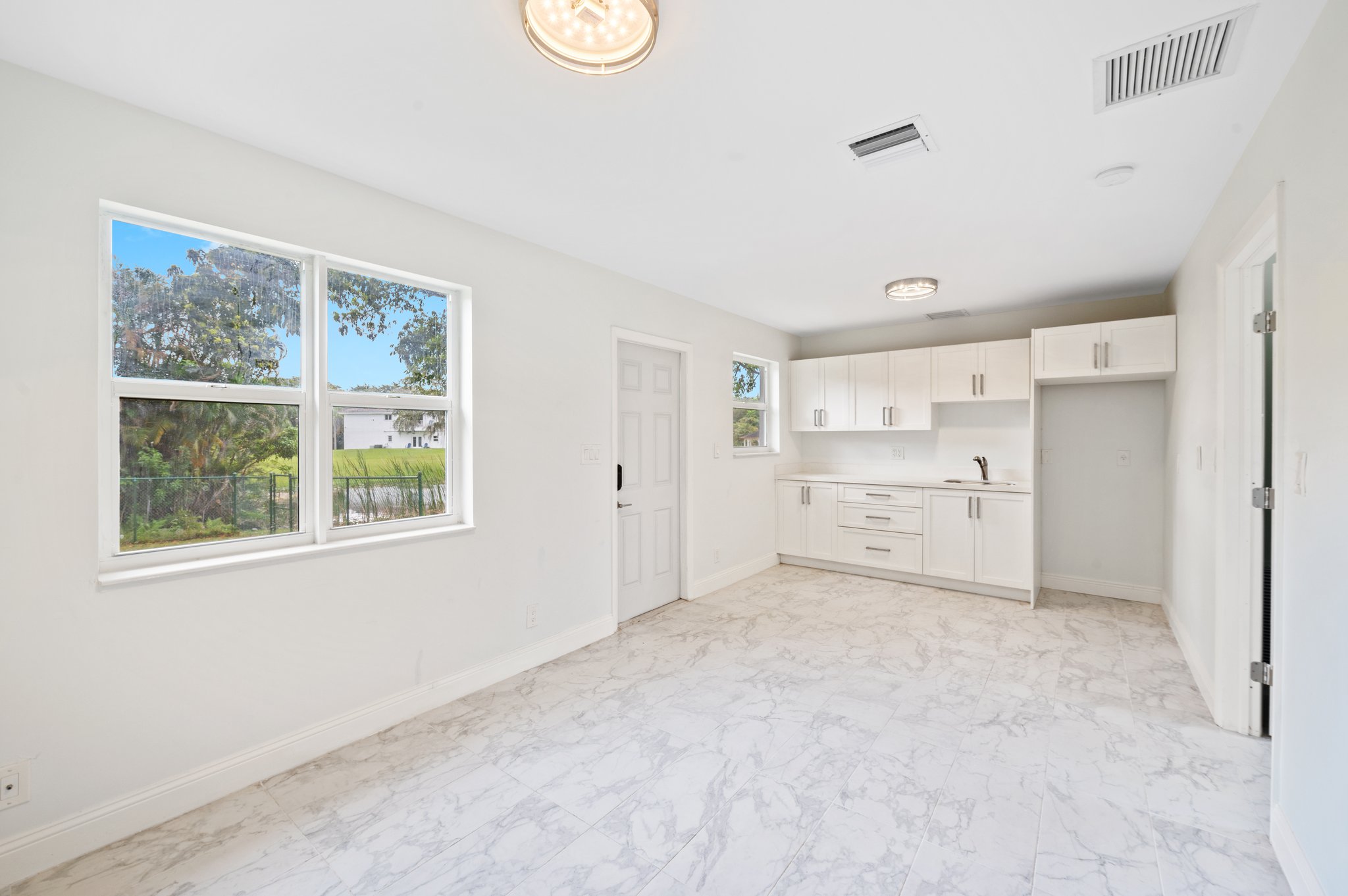 Guest House Living and Kitchenette
