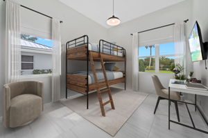 Bedroom 3 - Virtually Staged