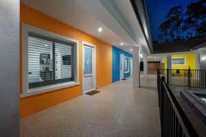 Guest Suite Corridor View 1 - NIGHT