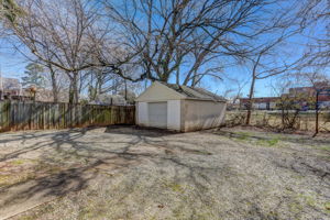 Back Yard & Detached Garage