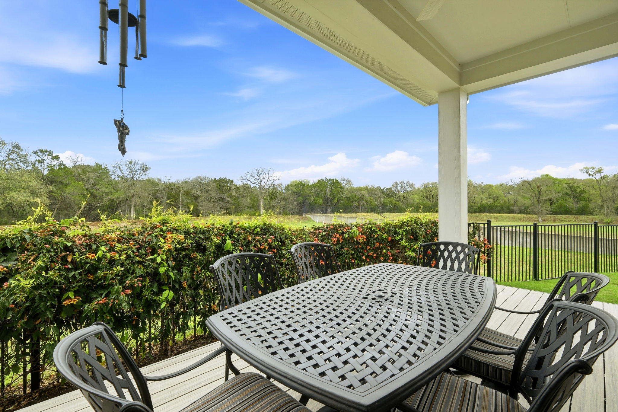 Covered Back Patio/View