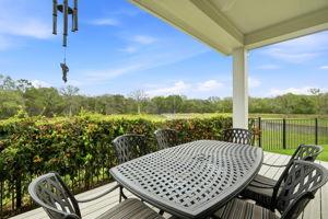Covered Back Patio/View