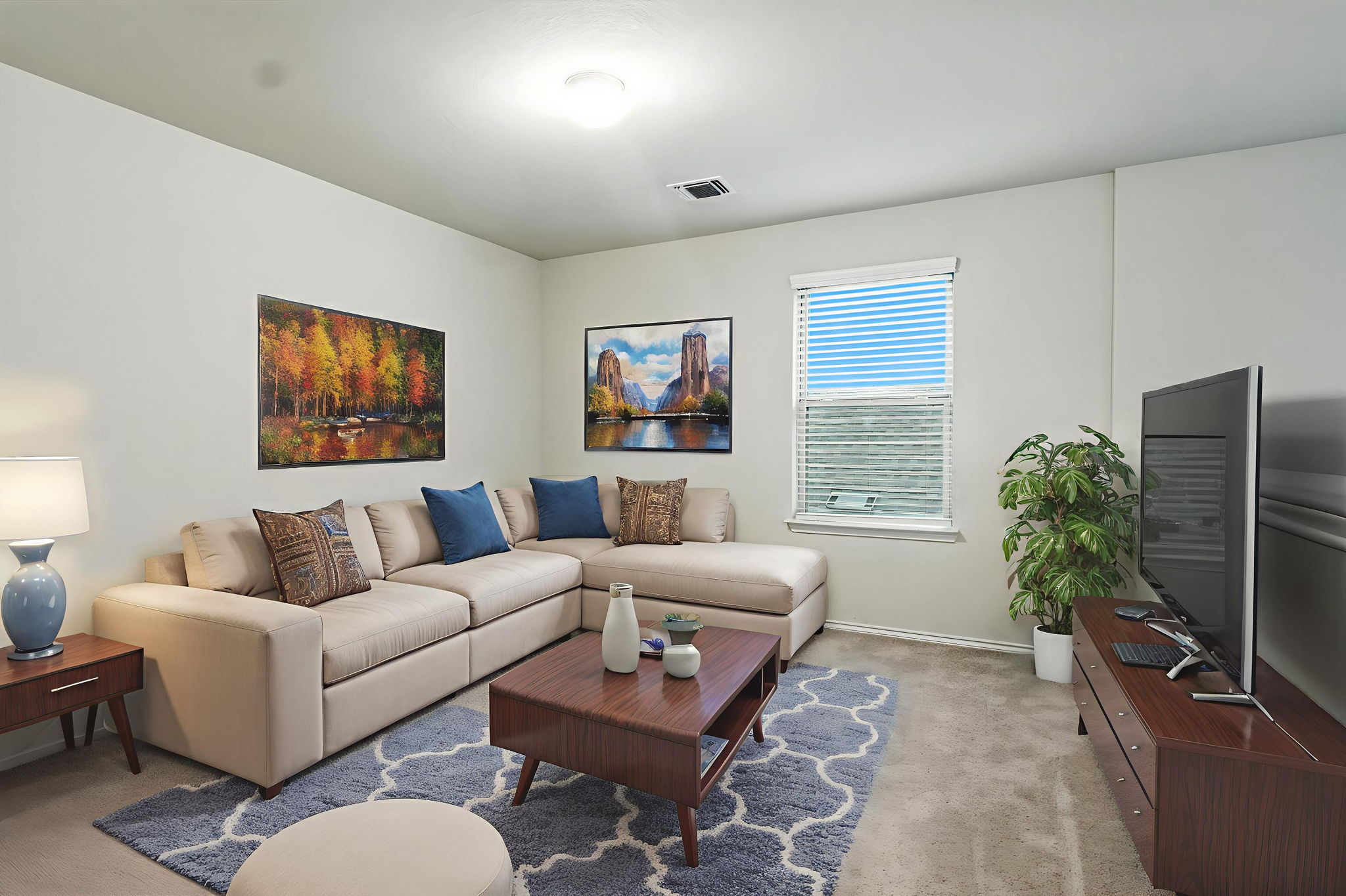This virtually staged room demonstrates the possibilities here.