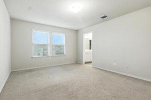 The lavish owner's suite can also accommodate large settings as well.
