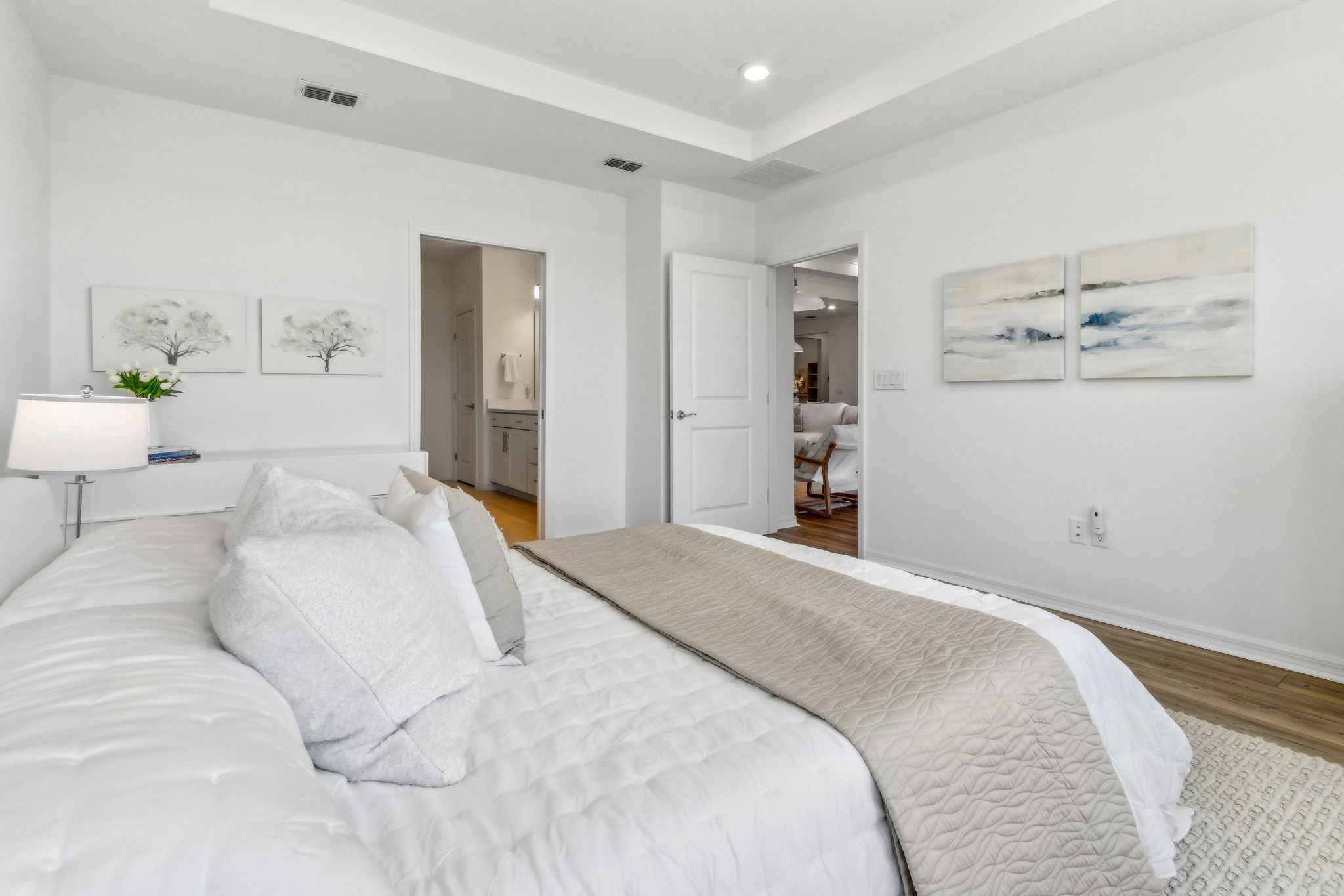 Enjoy ample room for a bed, dressers and nightstands!