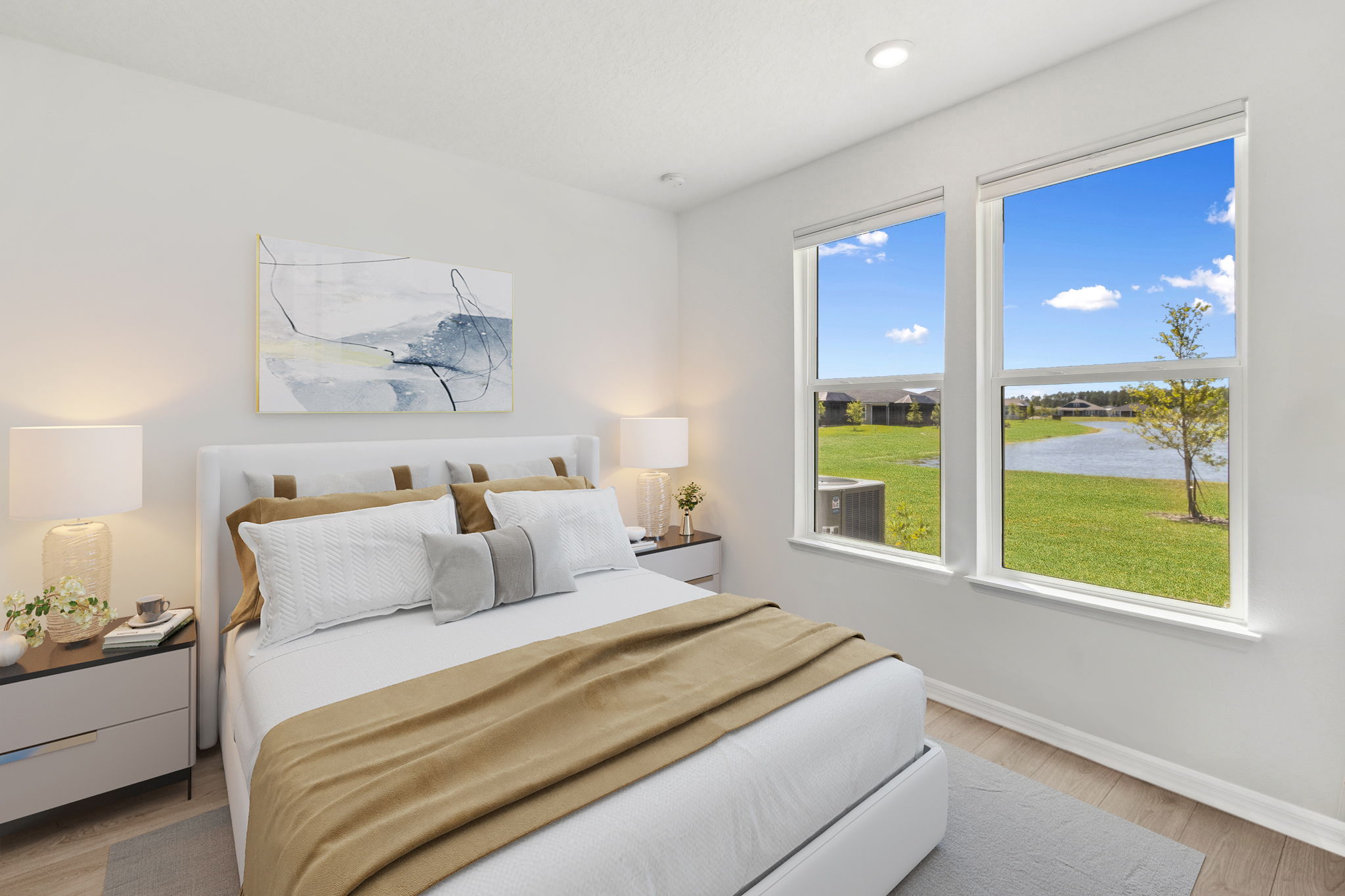 All guests bedrooms are spacious, bright and airy.