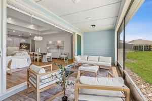 ... that extends the living area ...