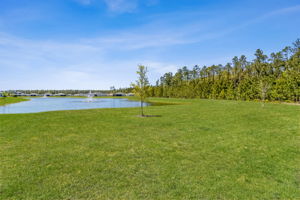 Outside, you'll find your backyard is large, flat ....