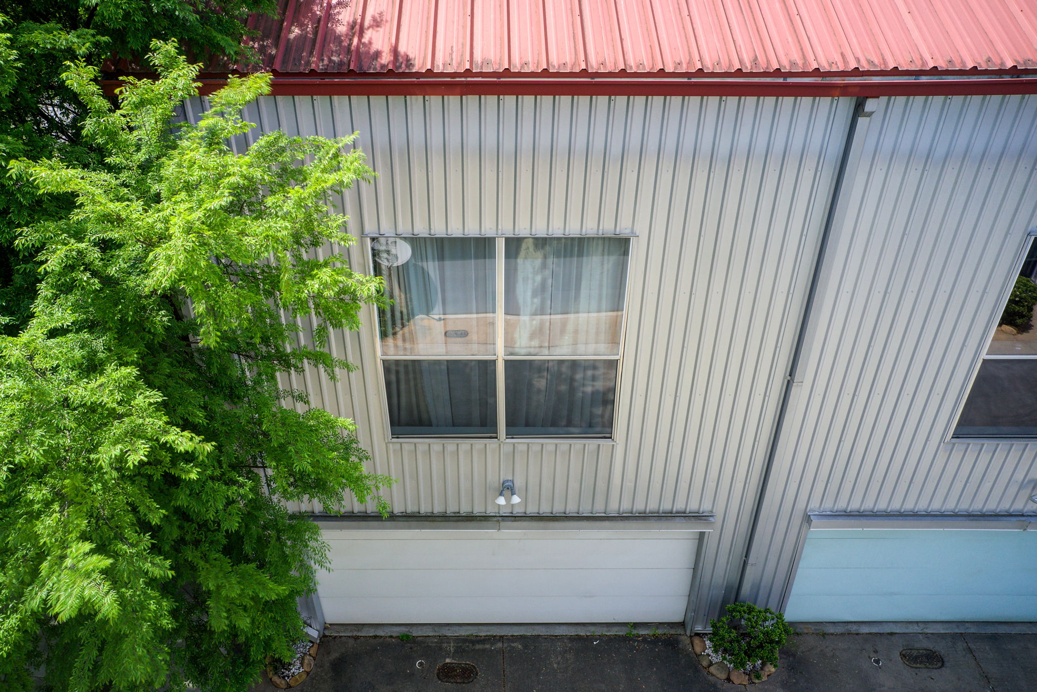 35 Aerial Exterior Side w Garage