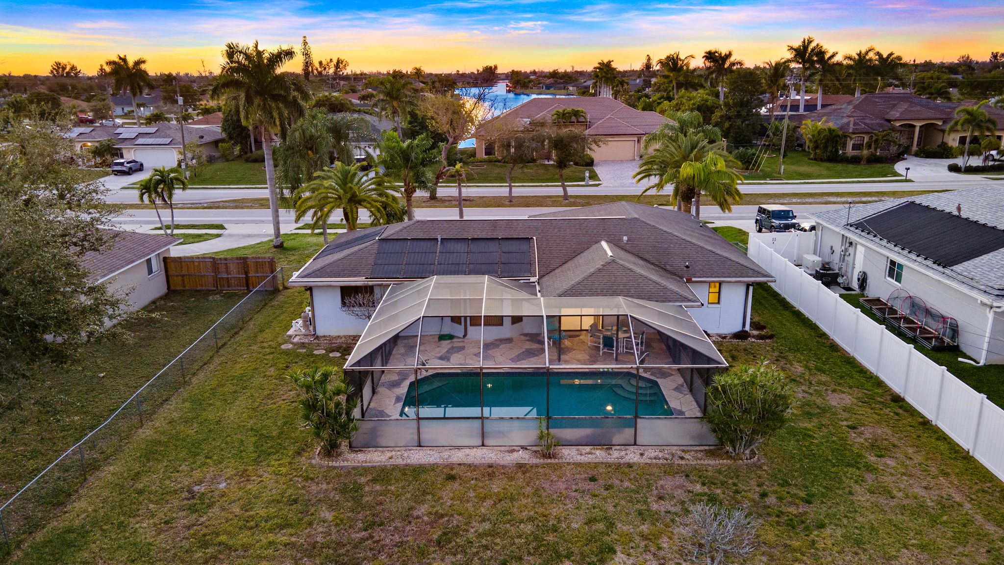 Aerial Back - Twilight