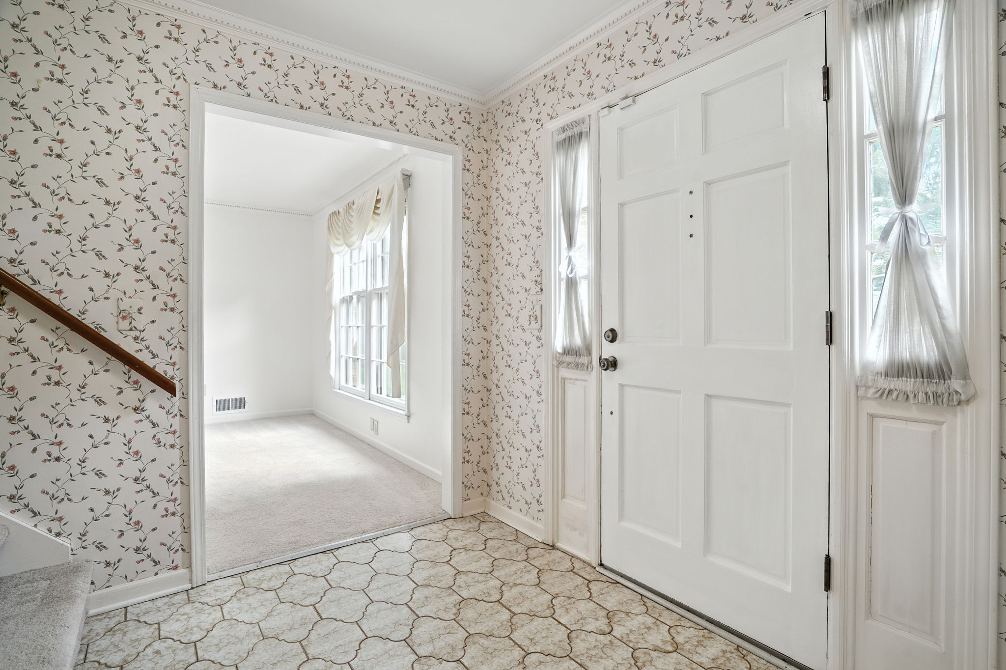 Foyer looking at Front Door