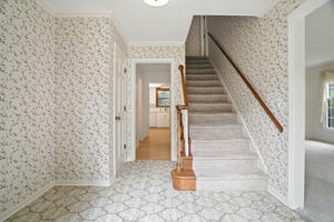 Foyer with Stairs & Hallway
