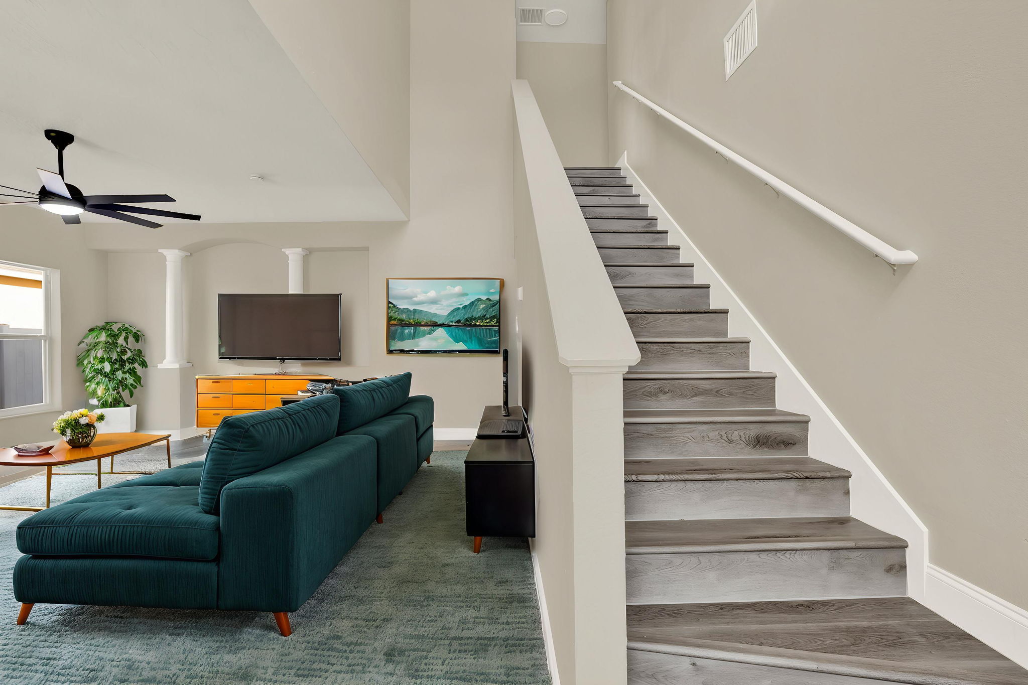 Virtually Staged- Living Room