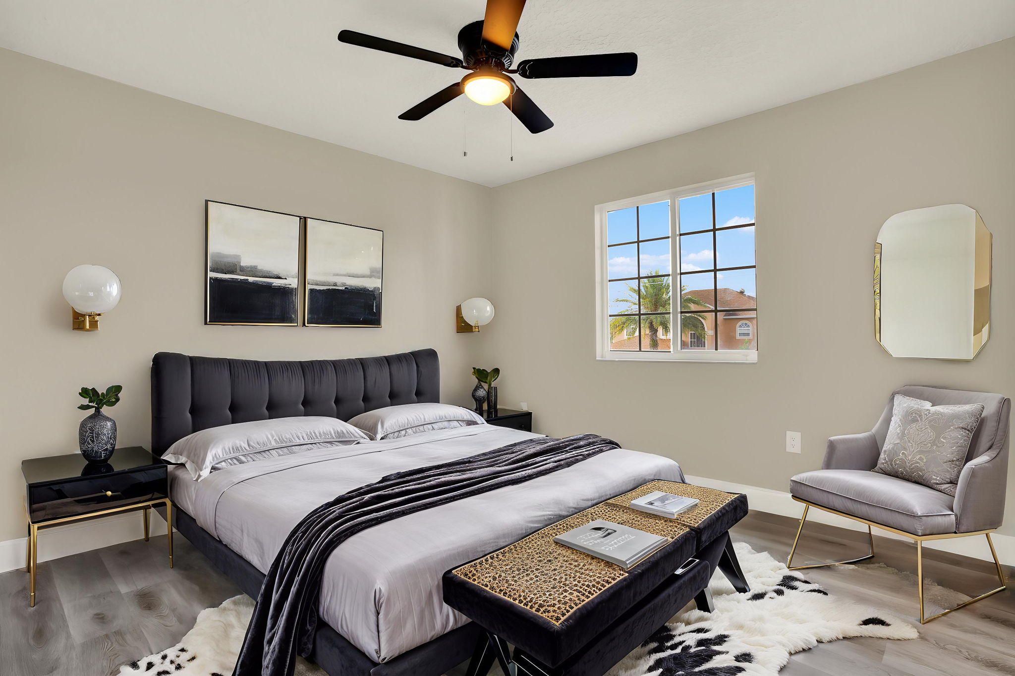 Virtually Staged- Bedroom