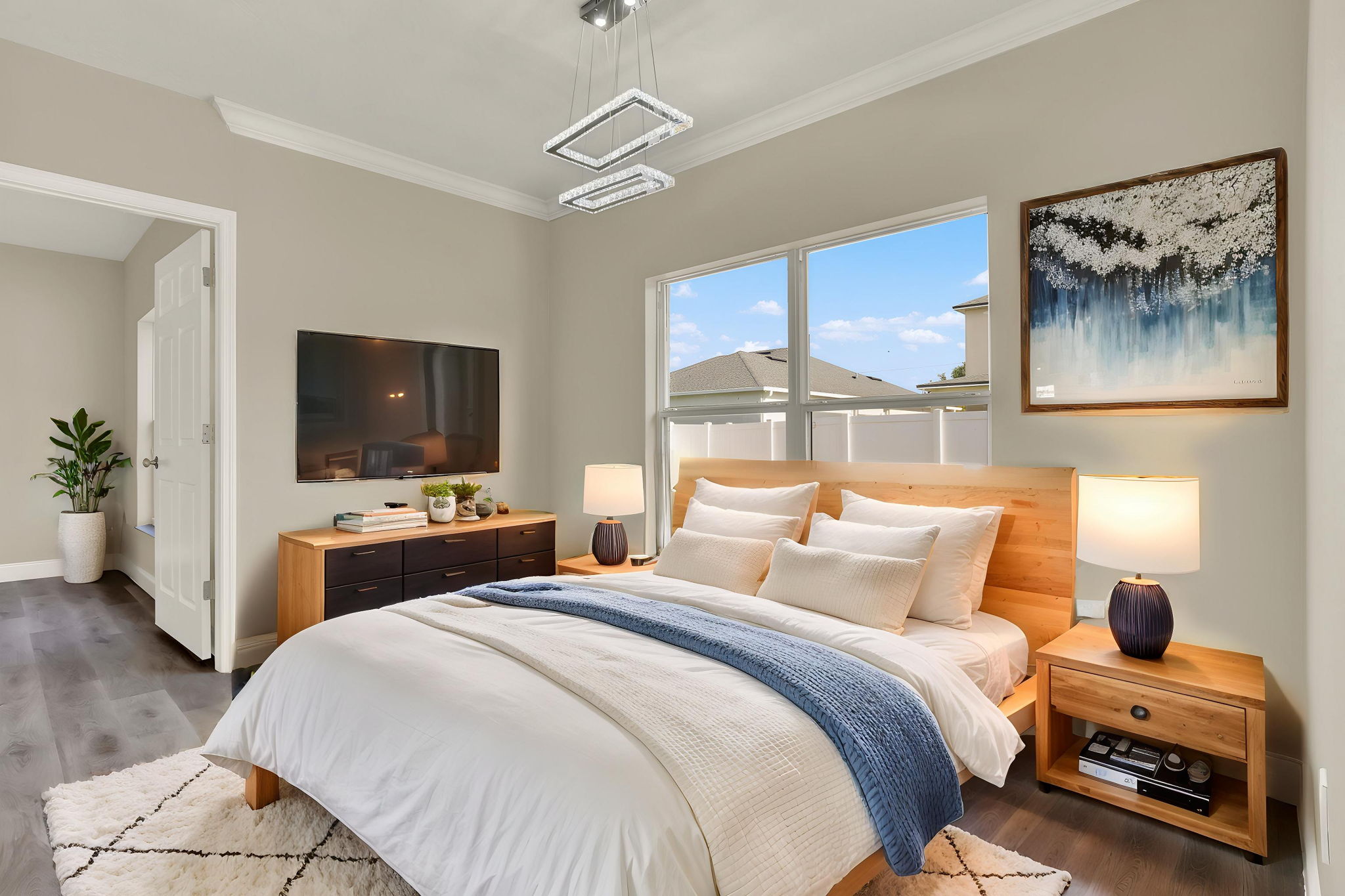 Virtually Staged- Bedroom