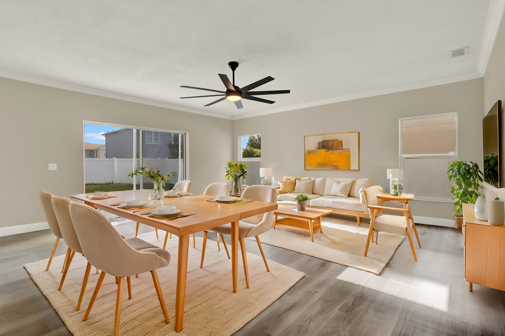 Virtually Staged- Dining Area