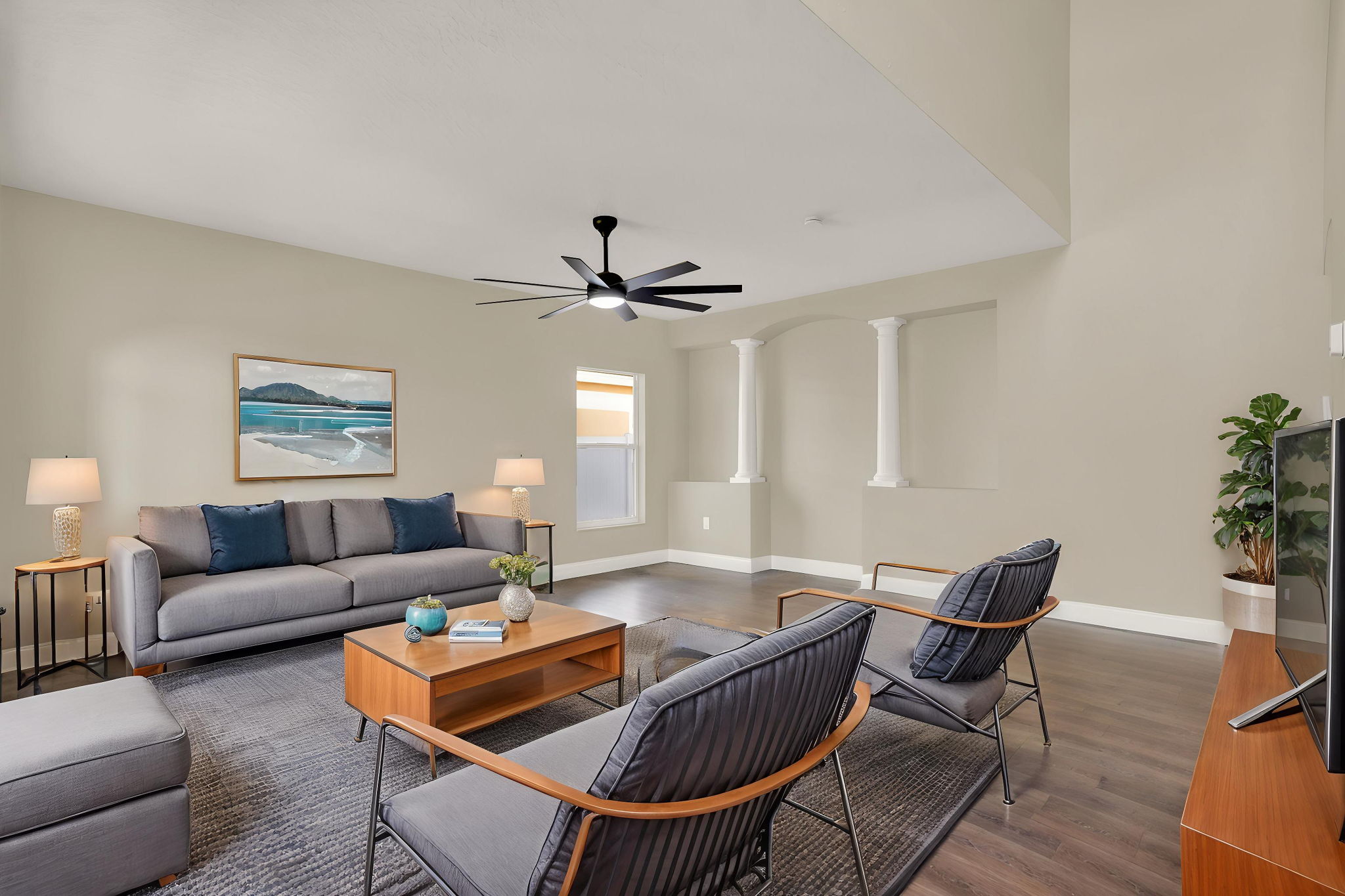 Virtually Staged- Living Room