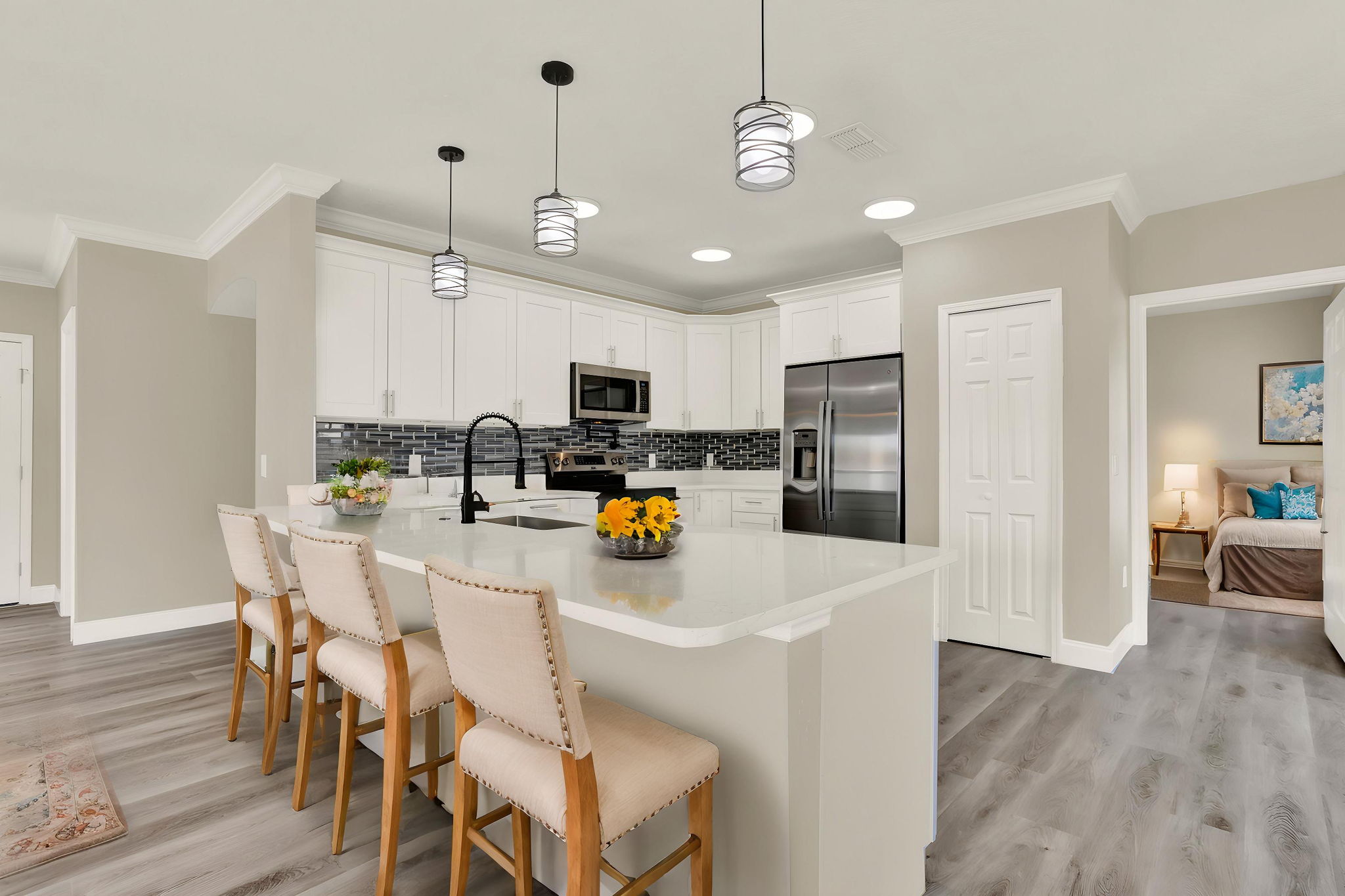 Virtually Staged- Kitchen Area