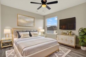 Virtually Staged- Bedroom