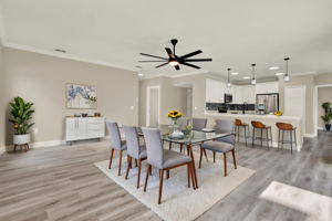 Virtually Staged- Dining Area