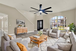 Virtually Staged- Living Room