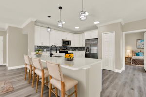 Virtually Staged- Kitchen Area