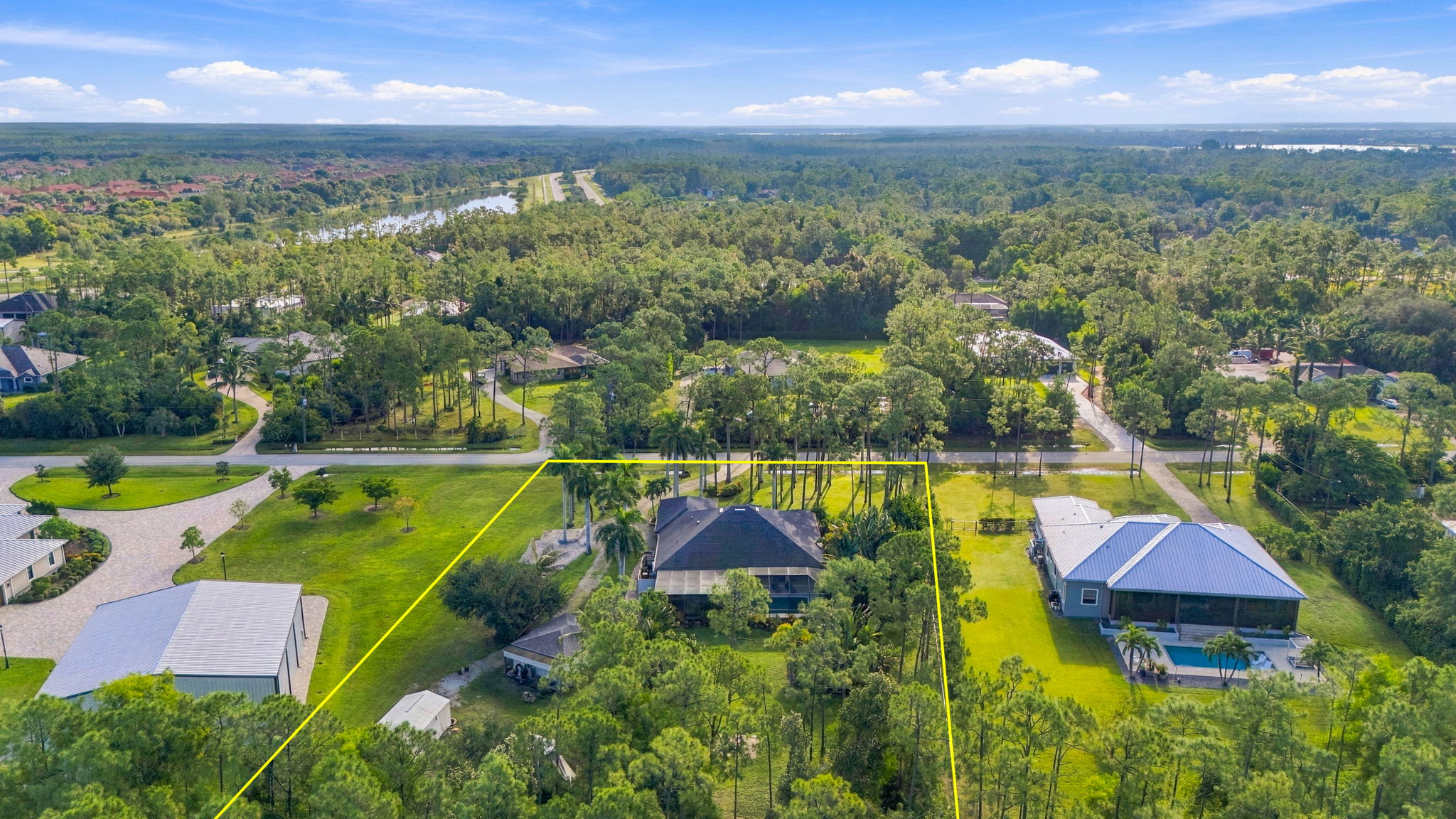 Aerial Rear Exterior 2 - lot line