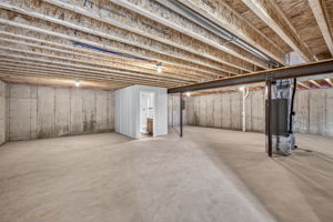 Full basement with full bath