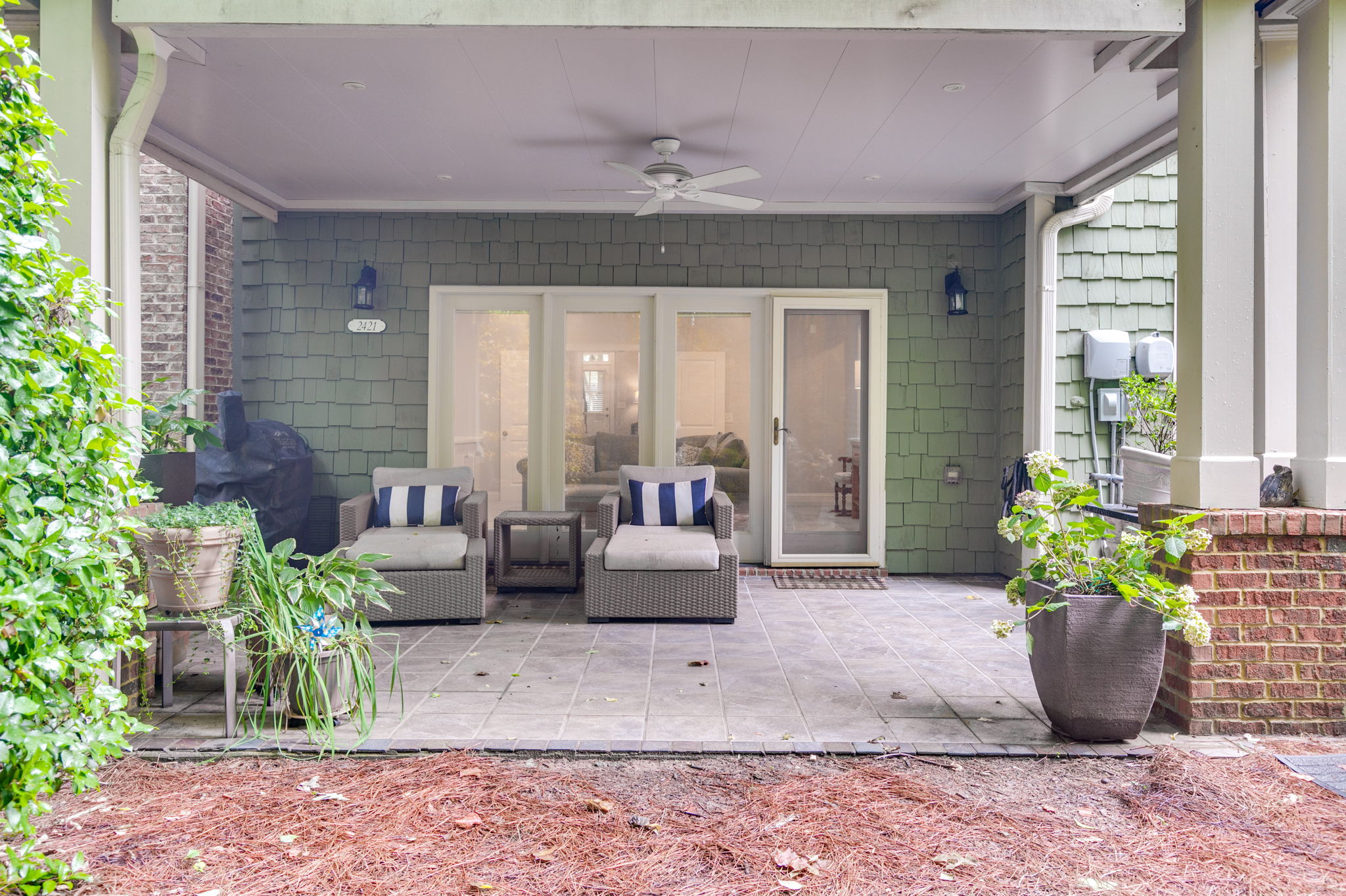 Lower Level Tiled Patio