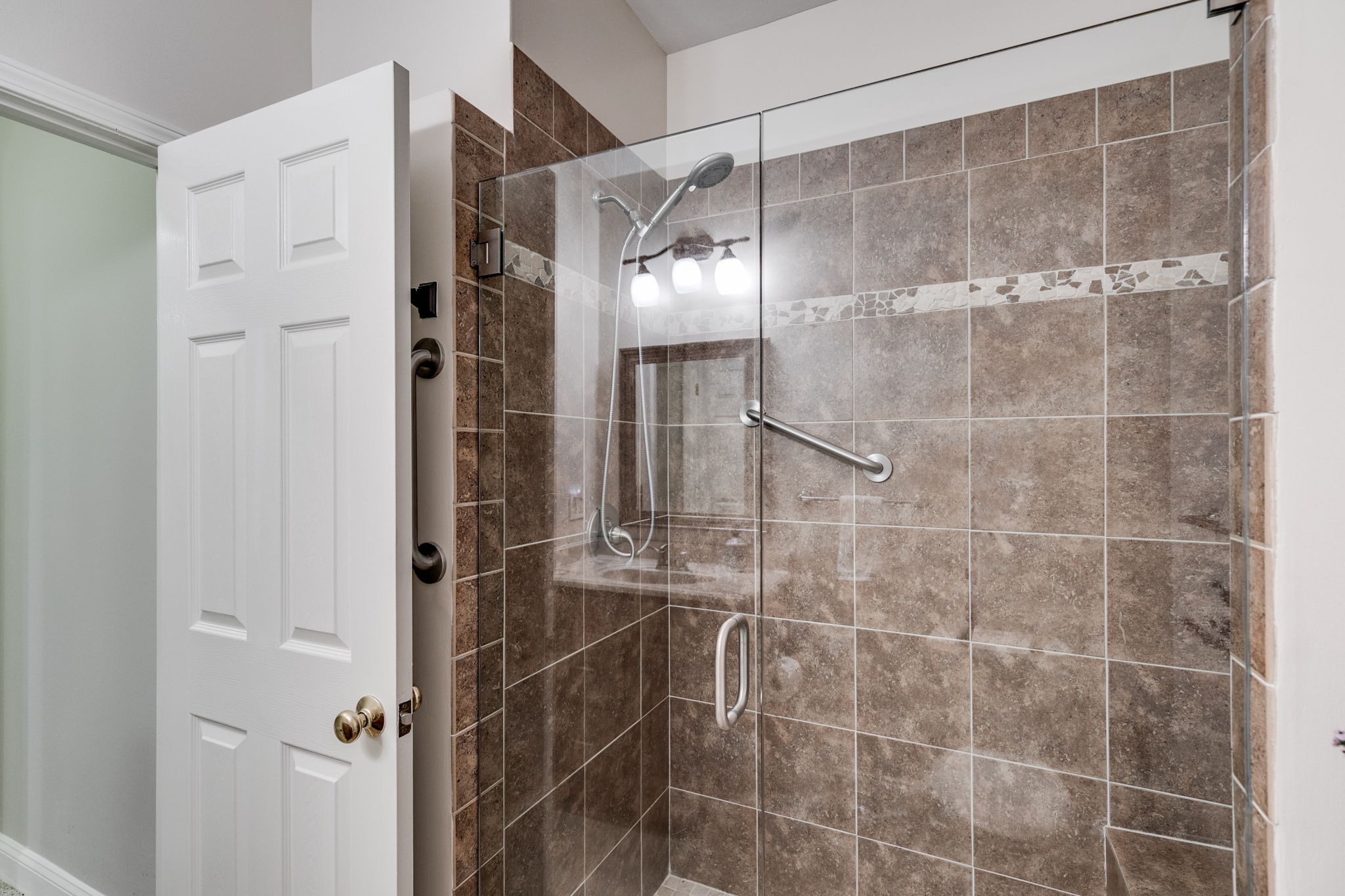 Lower Level Tile Shower