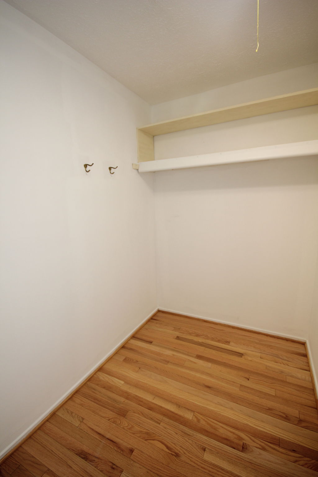 Walk in closet in primary suite