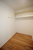 Walk in closet in primary suite
