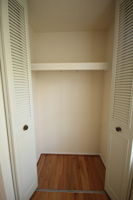 Large closets in all bedrooms