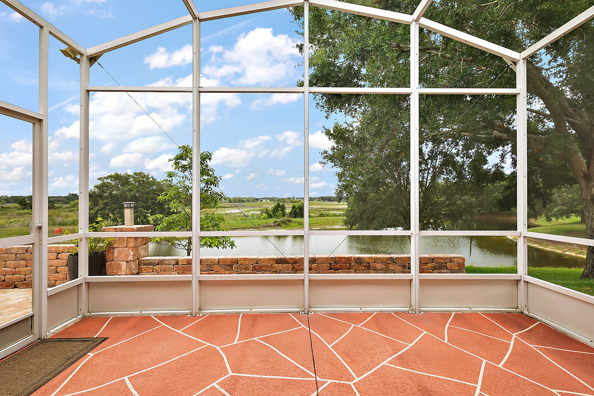 Screen Porch with Water View