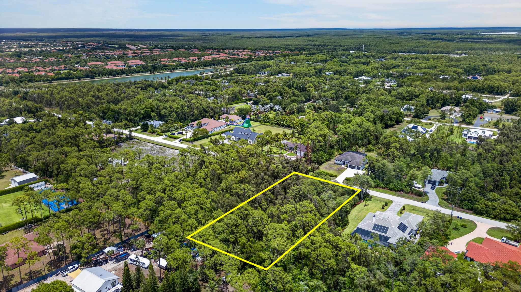 Aerial 8 -Lot Lines