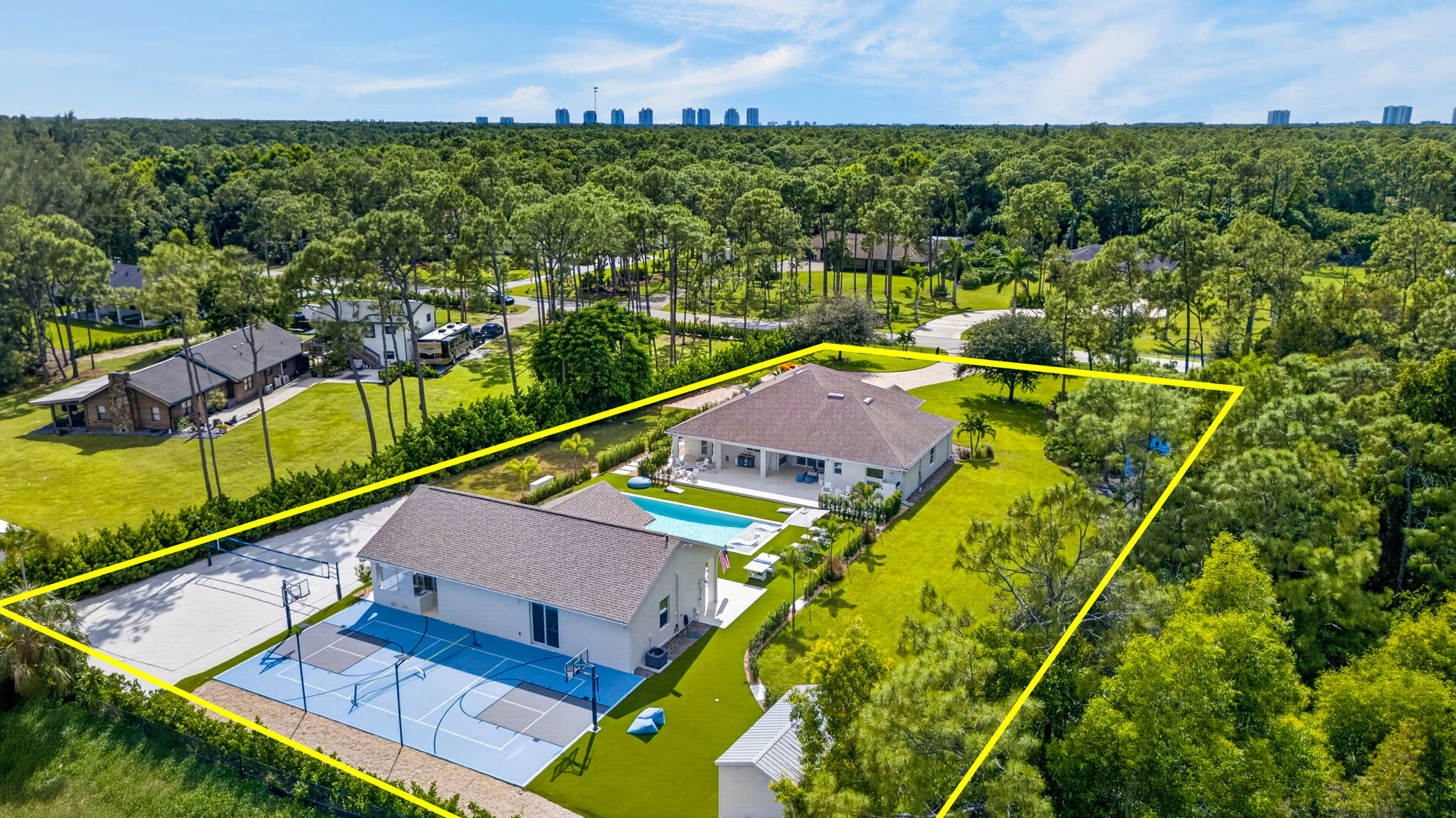 Aerial 4 -Lot Lines