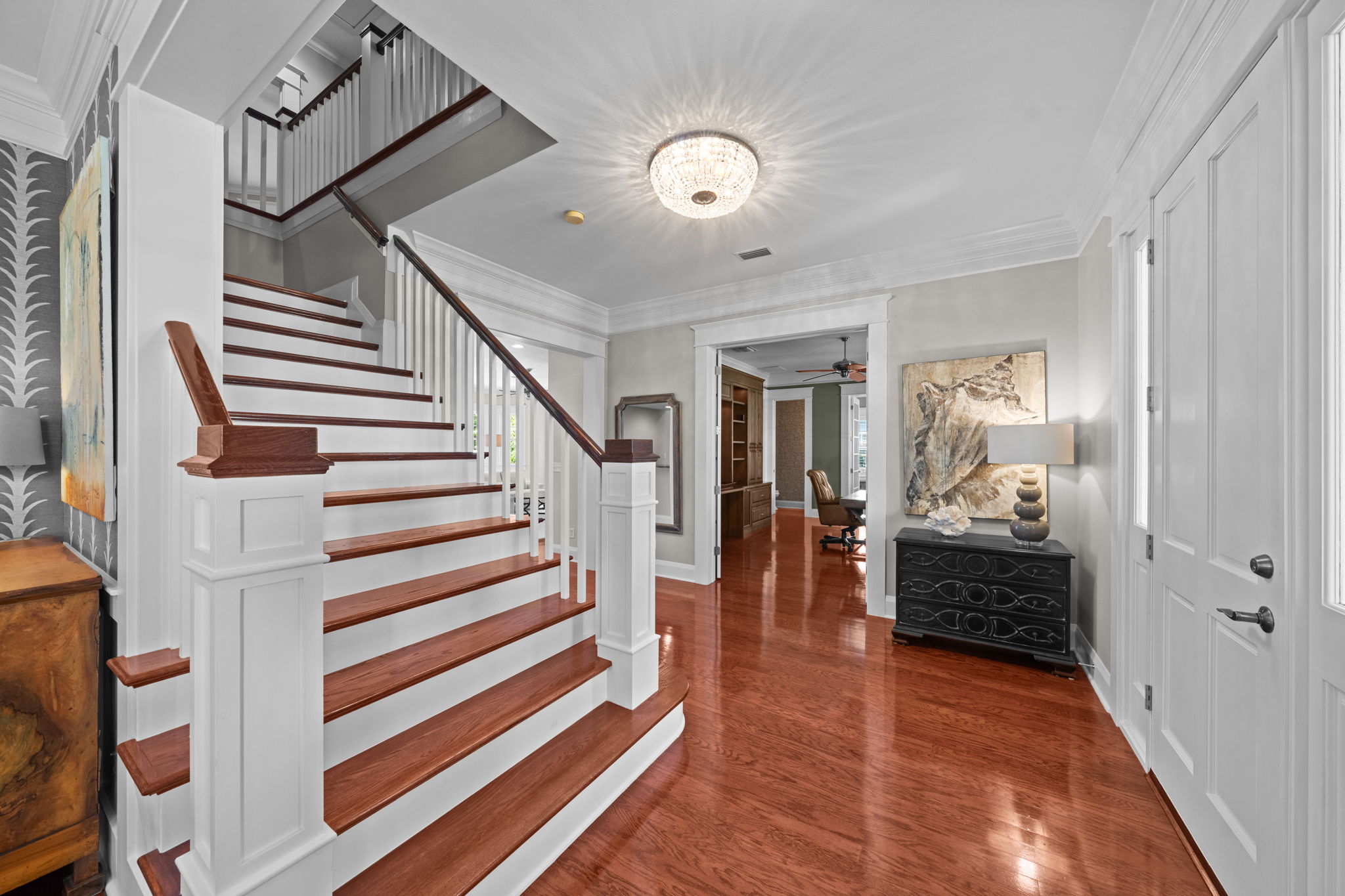 Upstairs find 5 bedrooms and a bonus room