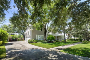 It also offers an extended driveway for extra parking